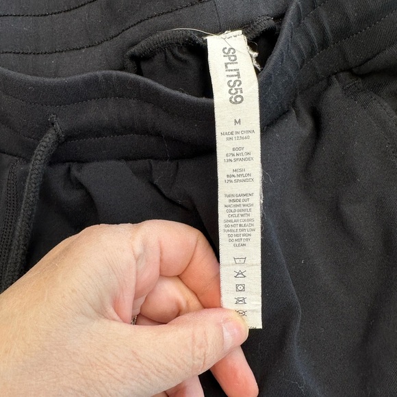 Splits59 Supplex Cargo Jogger Pants Black Size Medium - Picture 6 of 6
